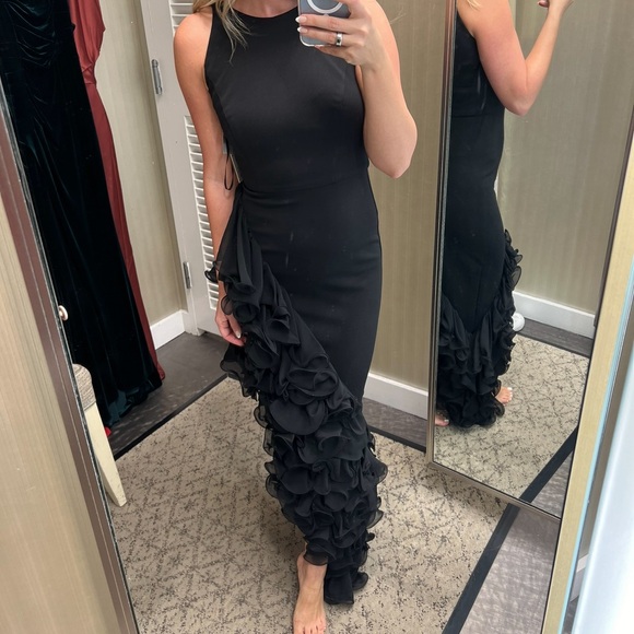 NEW Gown Dress AQUA, size 2, worn only once! Dry-cleaned. - Picture 1 of 4